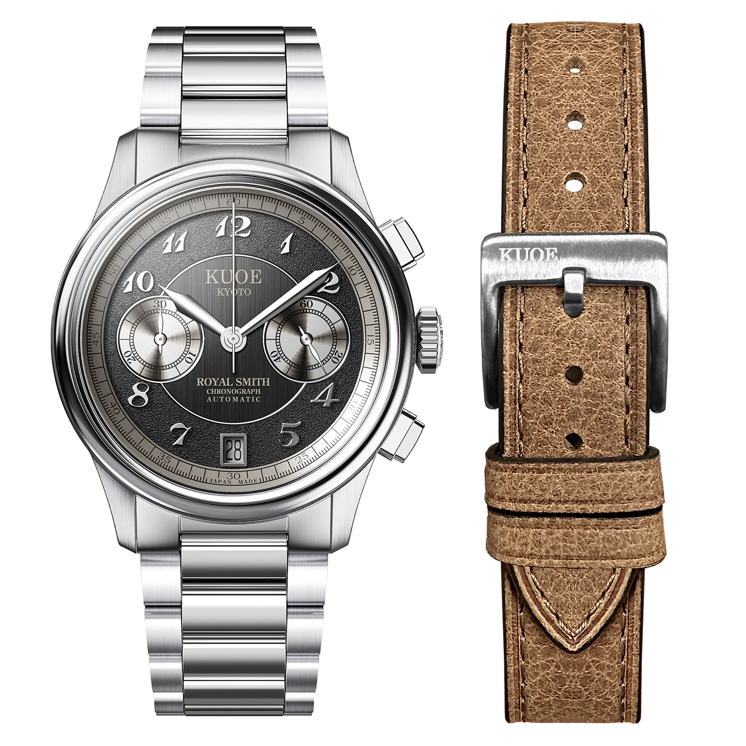 ROYAL SMITH 90-012 Automatic Chronograph, Grey Dial