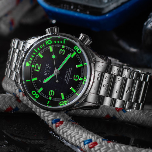 SOMBRERO 90-011 グラデーションネイビー 20気圧防水 リネン文字盤