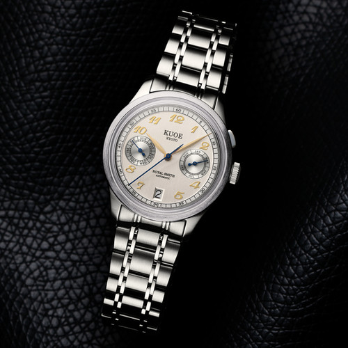 ROYAL SMITH 90-010 Automatic Ivory x Vertical Brushed Dial