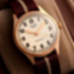 サムネイル： OLD SMITH 90-002 ブロンズモデル 35mmケース 自動巻き アイボリー文字盤