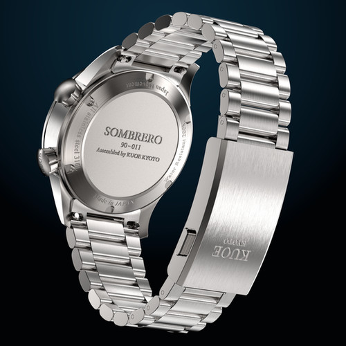 SOMBRERO 90-011, Black Linen Textured Dial, 20 BAR Water Resistant