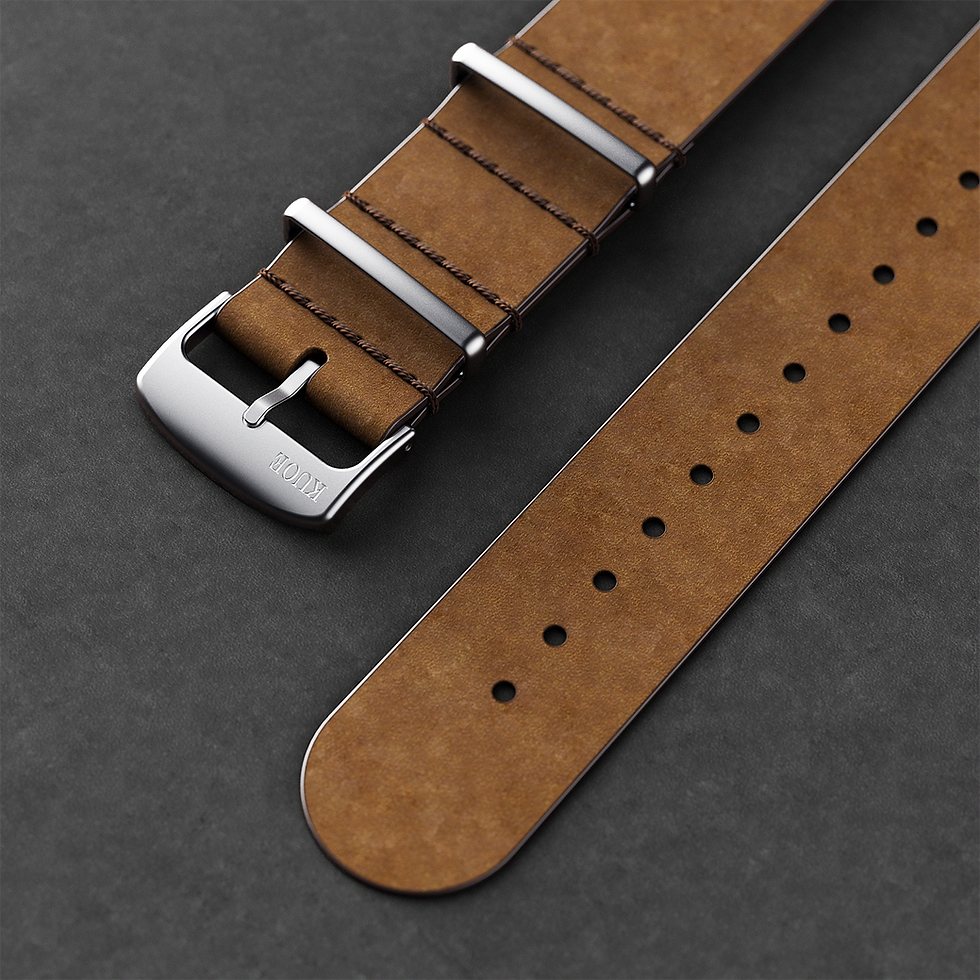 Thumbnail: Leather Pass Through Strap | Brown
