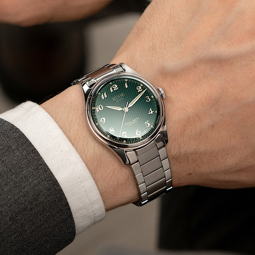 ROYAL SMITH 90-006 ブレゲ数字 グリーン文字盤 シルバーケース | Kuoe