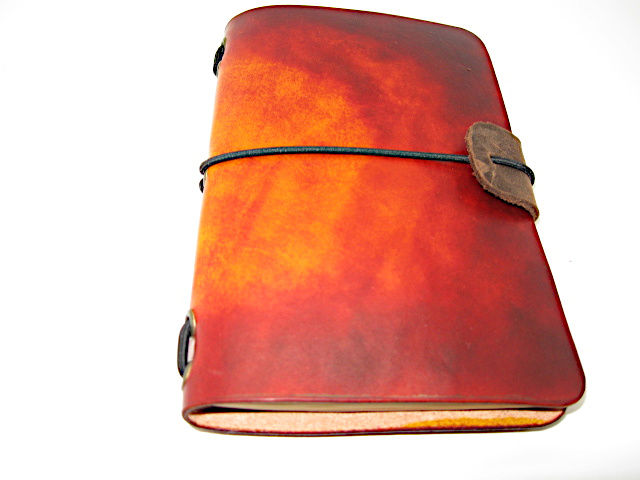 Thumbnail: Midori Field Notebook Cover (9x14cm, 3 1/2 x 5 1/2"), Leather notebook