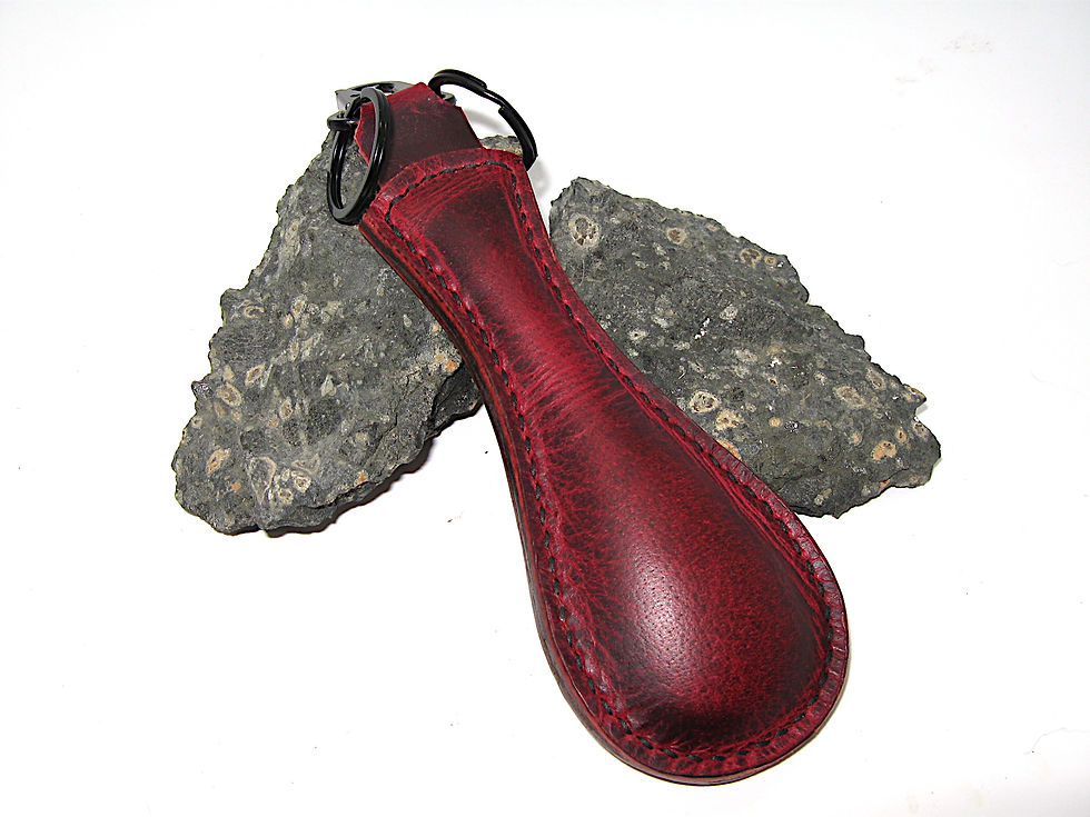 Thumbnail: Leather Sap 6" impact device, Slapjacks, sap, blackjack, Paper weight