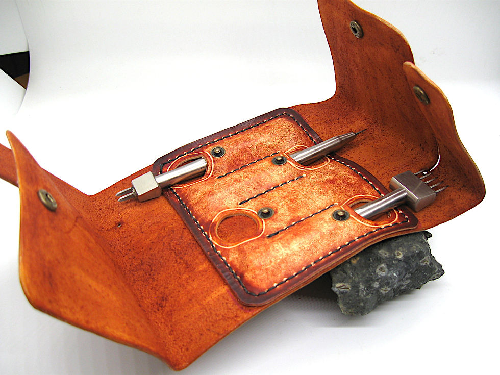 Thumbnail: Leather Tool Case, Hole Punch Case, Hole punch case