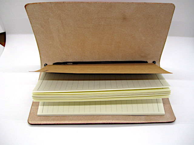 Thumbnail: Midori Traveller's Notebook (11x21cm, 4 ¼ x 8 ¼) notebook, notebook cover