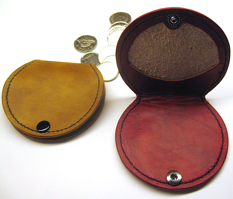 Thumbnail: Coin Pouch, Leather Pouch, Medicine Bag, Slingshot Ammo pouch, Snap Coin Pouch
