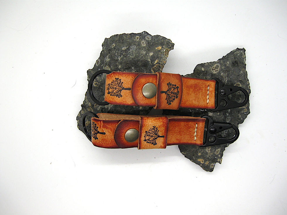Thumbnail: Belt Loop Keychain, Leather Keychain, Key Holder, ITW Military C.L.A.S.H