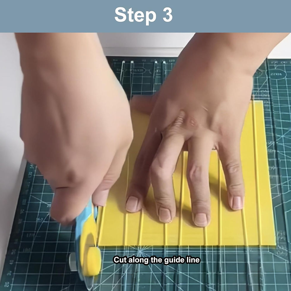 Thumbnail: Flat band cutting template for slingshot
