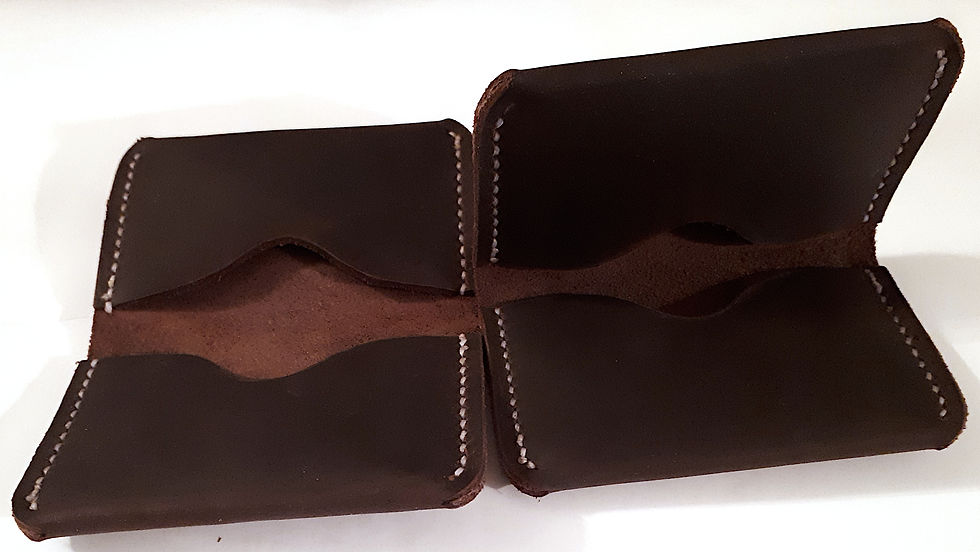 Thumbnail: BI-Fold Leather, Elegant Leather Card Holder, Leather Wallet, Minimalist Wallet