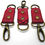 Thumbnail: Pack of two, handmade leather Key Holder, Key Fob, Keyring, Leather Keyring