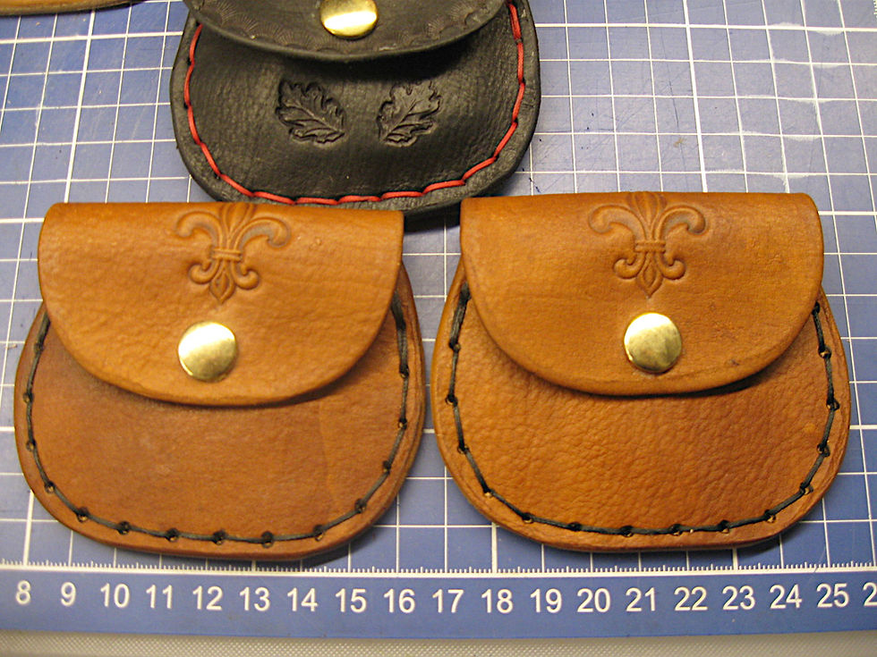 Thumbnail: Coin Pouch, Leather Pouch, Medicine Bag, Slingshot Ammo pouch