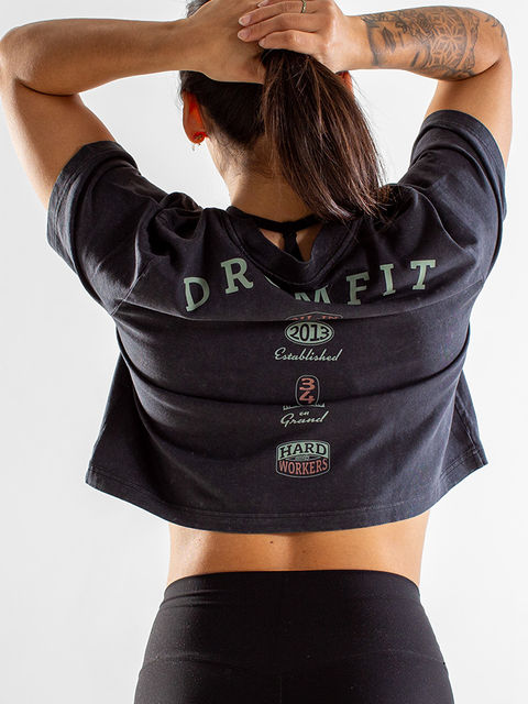 Tshirt Crop top Washed