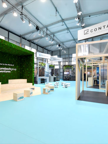 Skyline structure exhibition space