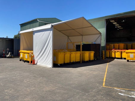 Modular Covered Waste Bay Solution