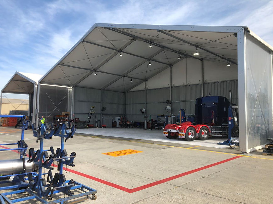 Paccar Kenworth Transport bay