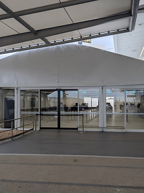 Adelaide Airport temporary terminal