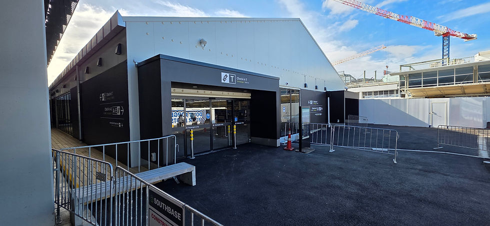 Auckland Airport Zone T Temporary Terminal