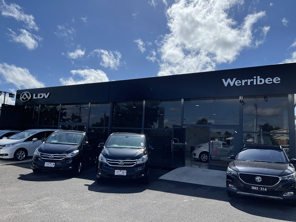 Exterior Werribee car dealership