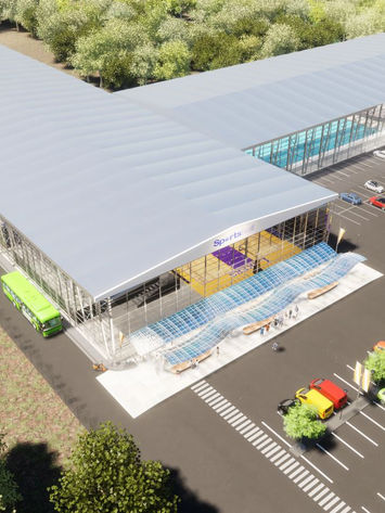 Sports Hall exterior_