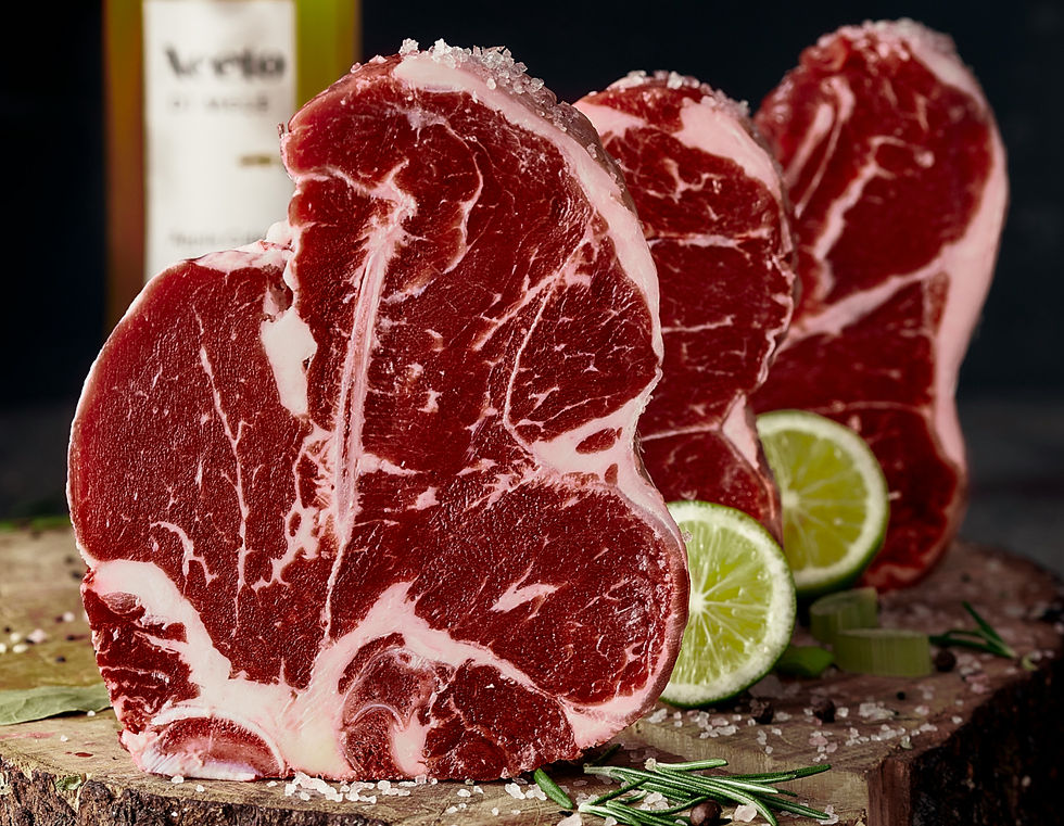 Eye-level view of a vintage typewriter with a printed page showing the title "They're Made Out of Meat"