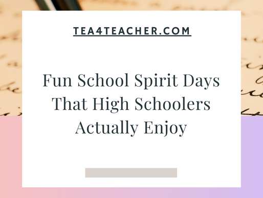 Fun High School spirit days