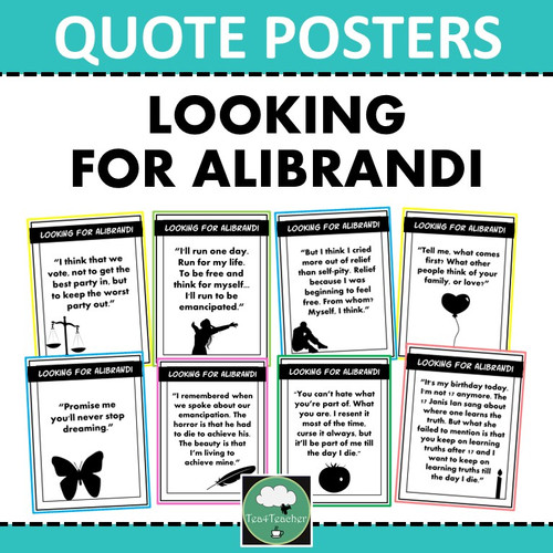 LOOKING FOR ALIBRANDI Quote Posters Tea4Teacher LOOKING FOR ALIBRANDI Quote Posters Tea4Teacher