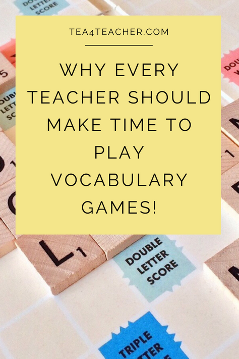 Why every English teacher should make time to play Vocabulary Games!