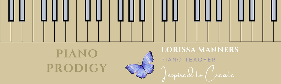 Piano Prodigy - Lorissa Manners - Inspired to Create