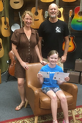 Awards at Music at Noosa, with Lorissa and Rob