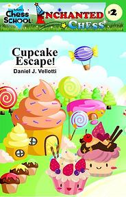 Cupcake Escape Chess Book by Daniel Vellotti