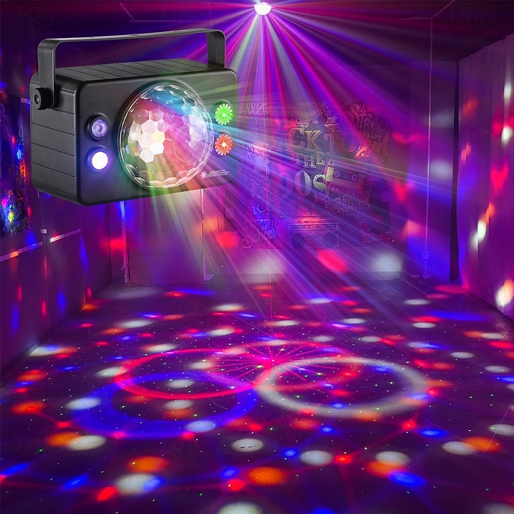 Partylampa med flerfärgad ljuseffekt