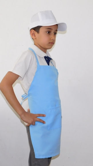 avental frente infantil