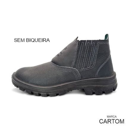 botina couro
