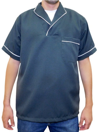 jaleco gola italiana oxford