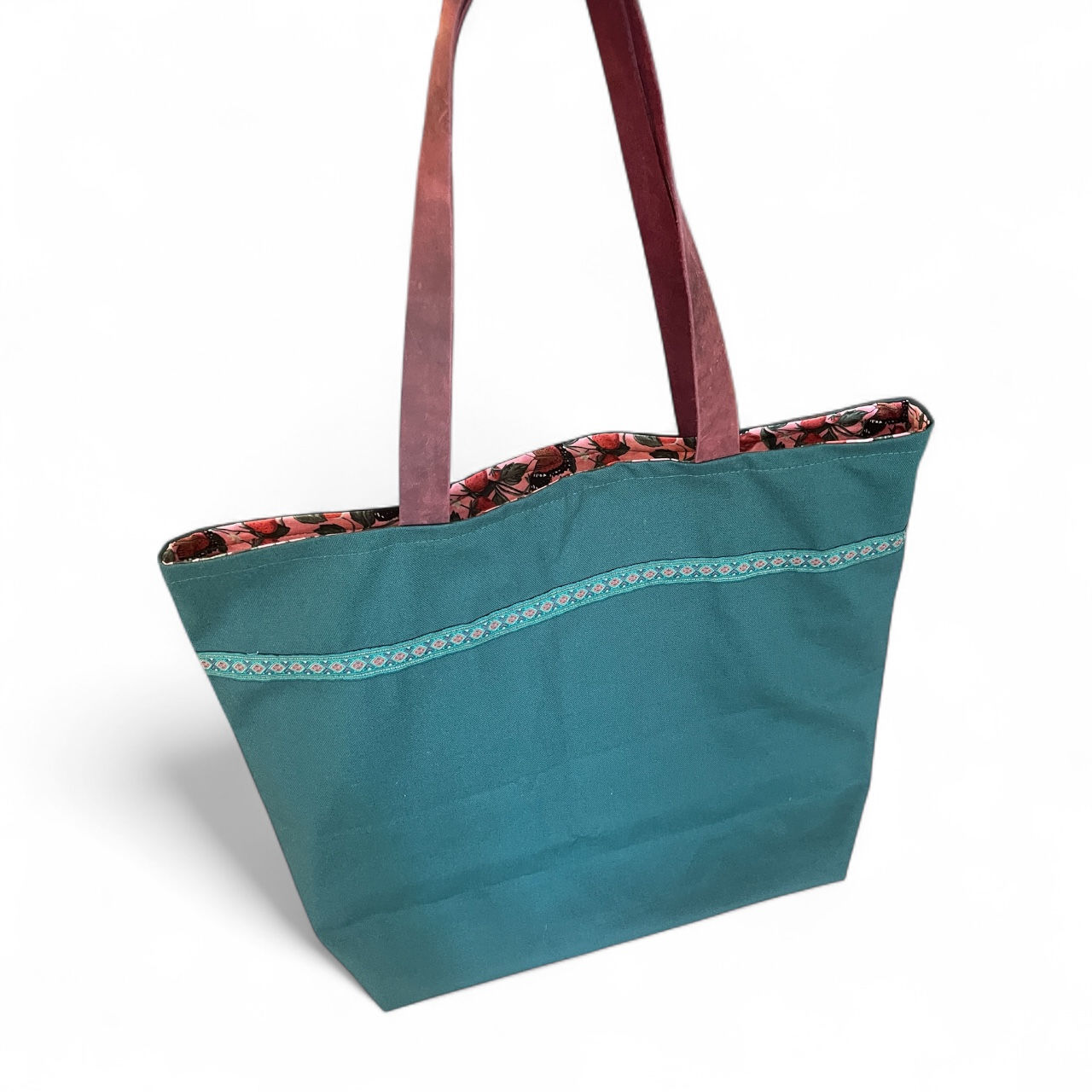 Berry Green Tote