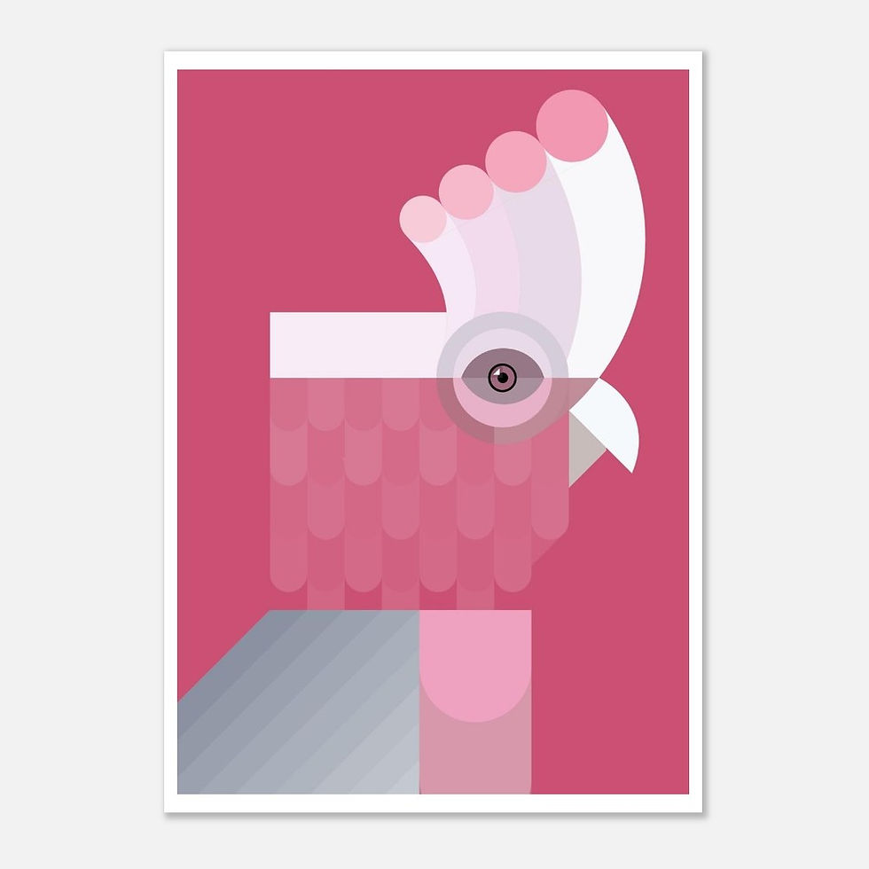 Thumbnail: Galah Cockatoo Graphic Poster