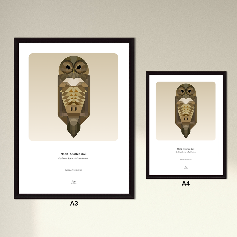 Thumbnail: Spotted Owl Art Print