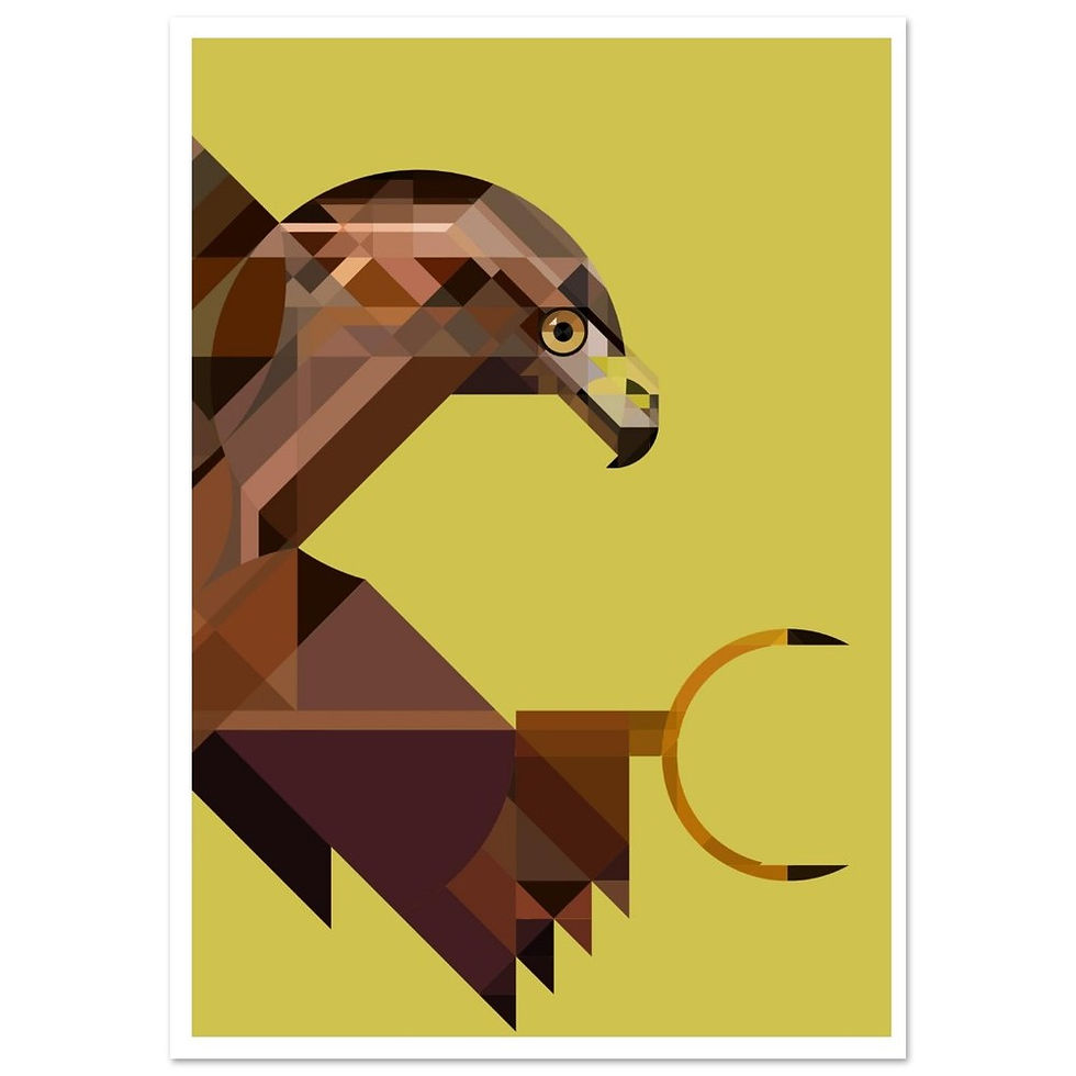Thumbnail: Golden Eagle Graphic Poster
