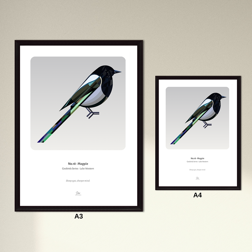 Thumbnail: Magpie Art Print