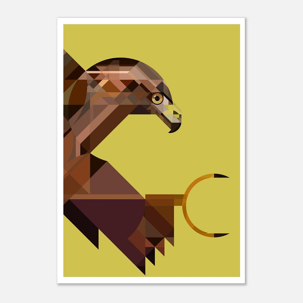Thumbnail: Golden Eagle Graphic Poster
