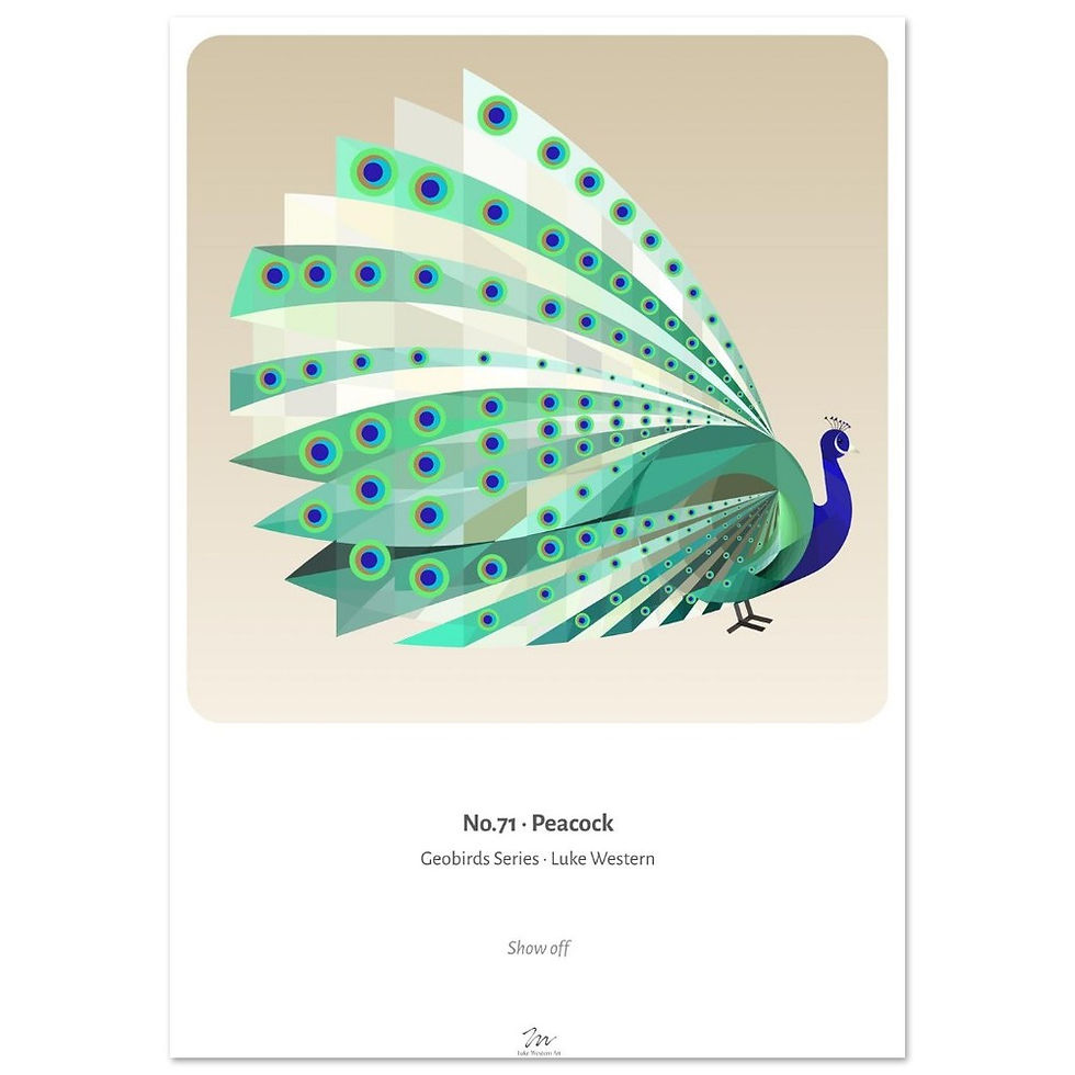 Thumbnail: Peacock Art Print
