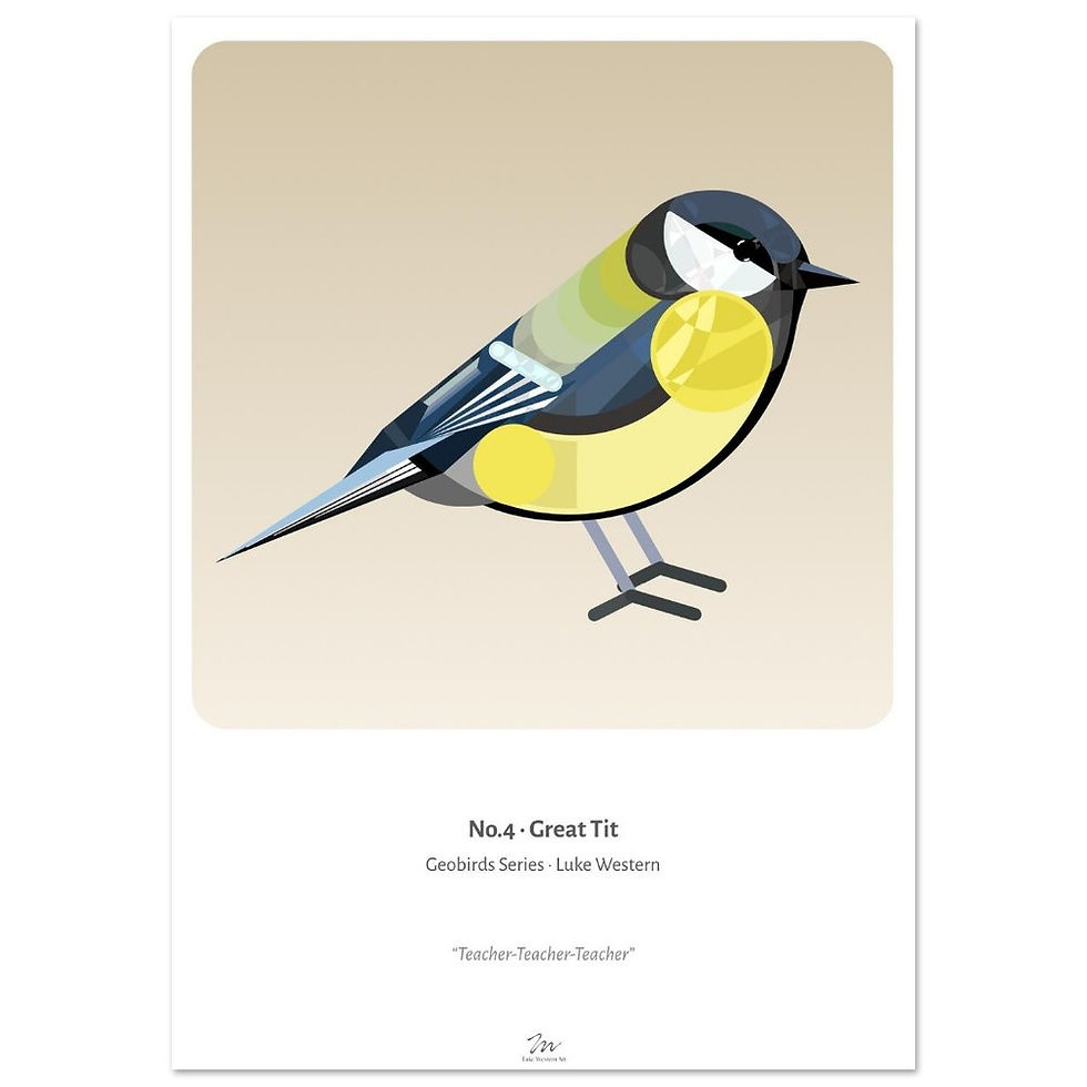 Thumbnail: Great Tit Art Print