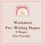 Thumbnail: Worksheets: Pre- Writing Shapes