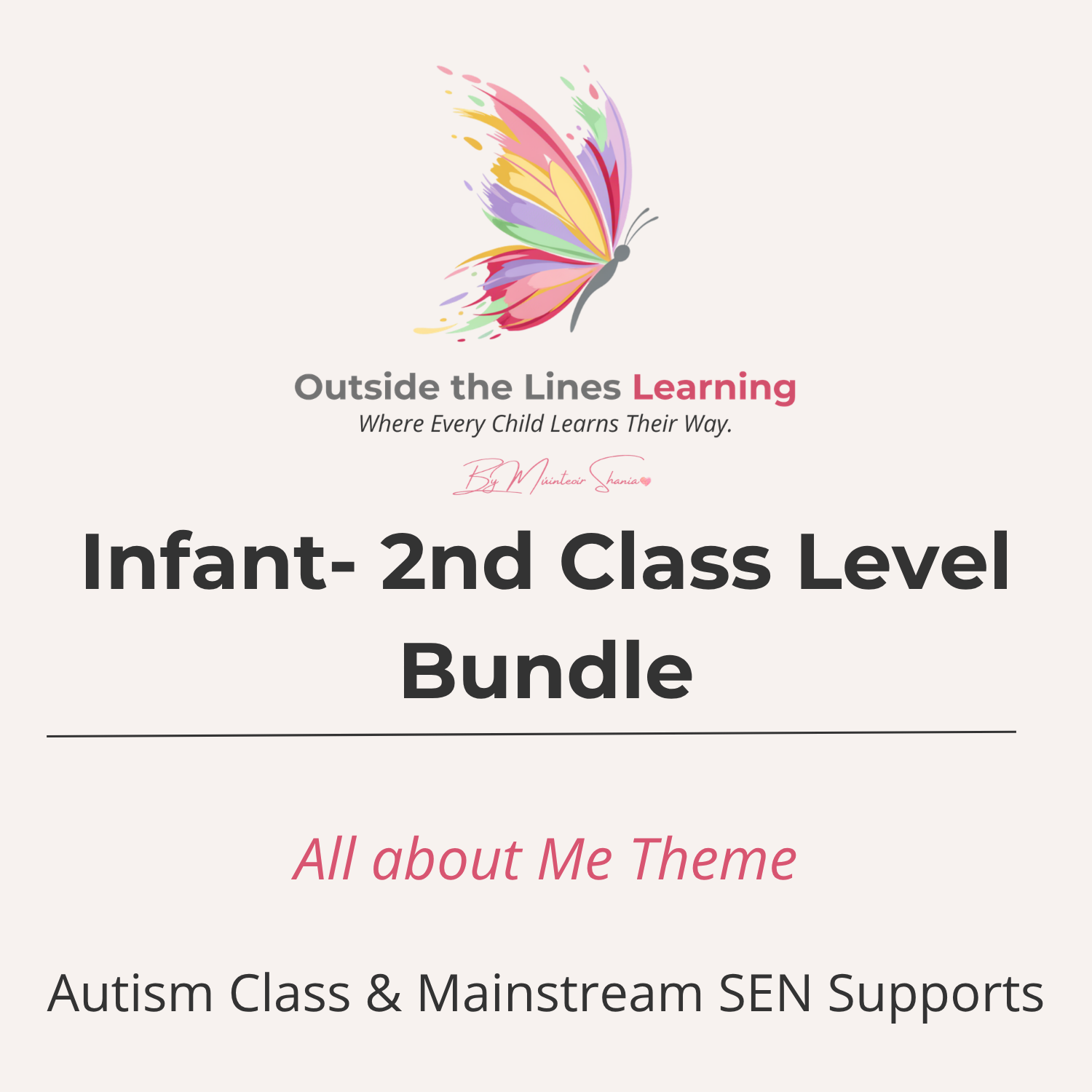 Infants- 2nd All About Me Themed Bundle