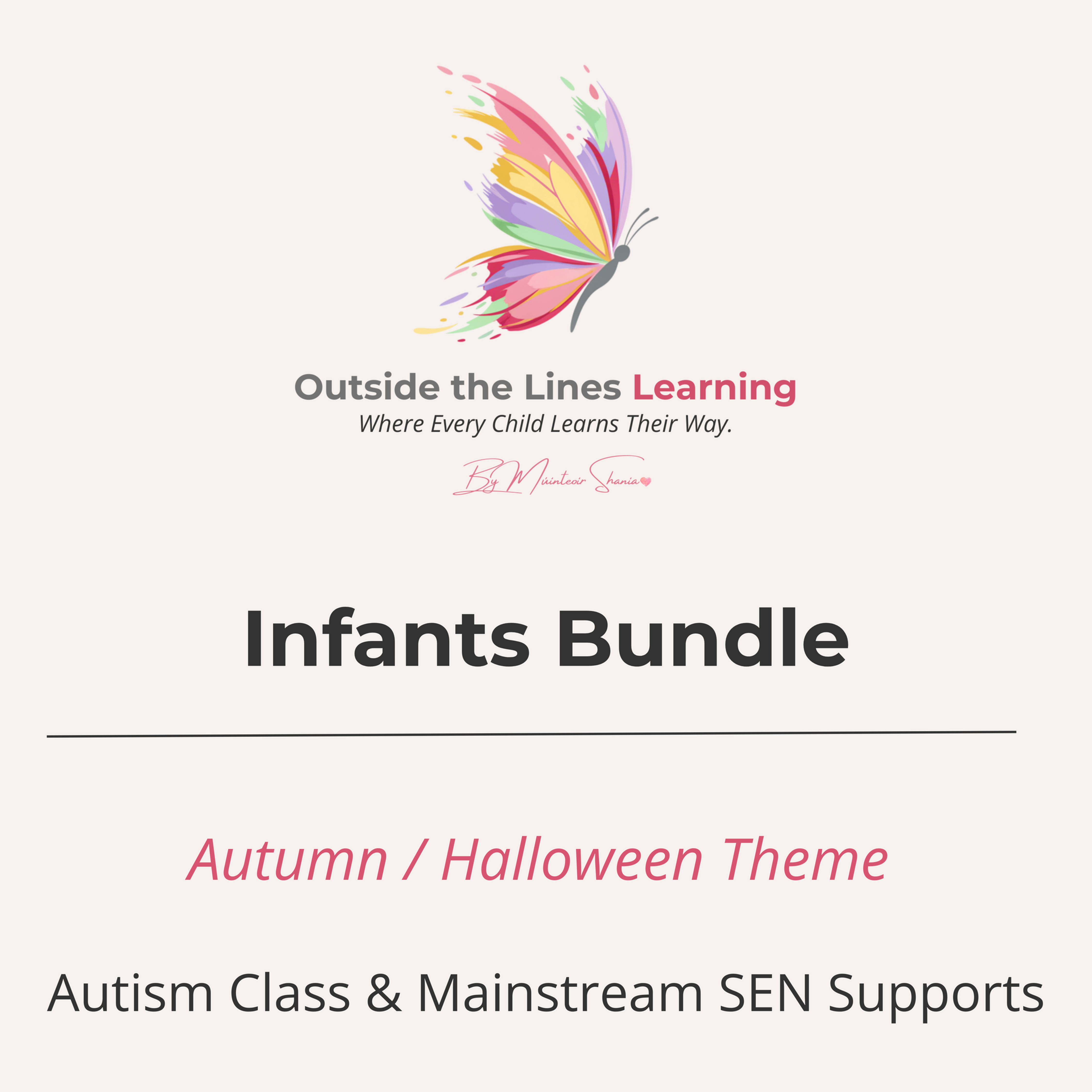 Infants Class Autumn/Halloween Bundle- Autism Class & Mainstream SEN Supports