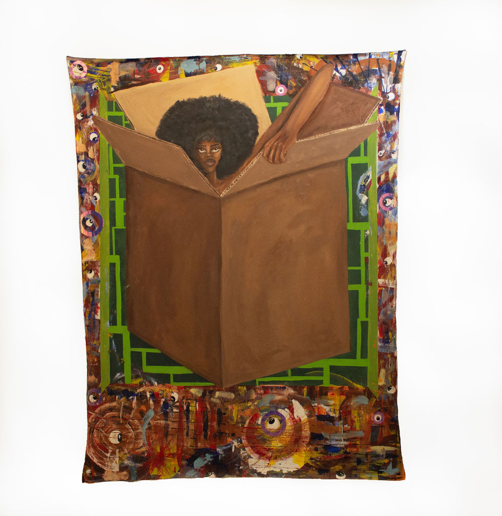 "Unboxed, Seen Anyway, I Emerge"