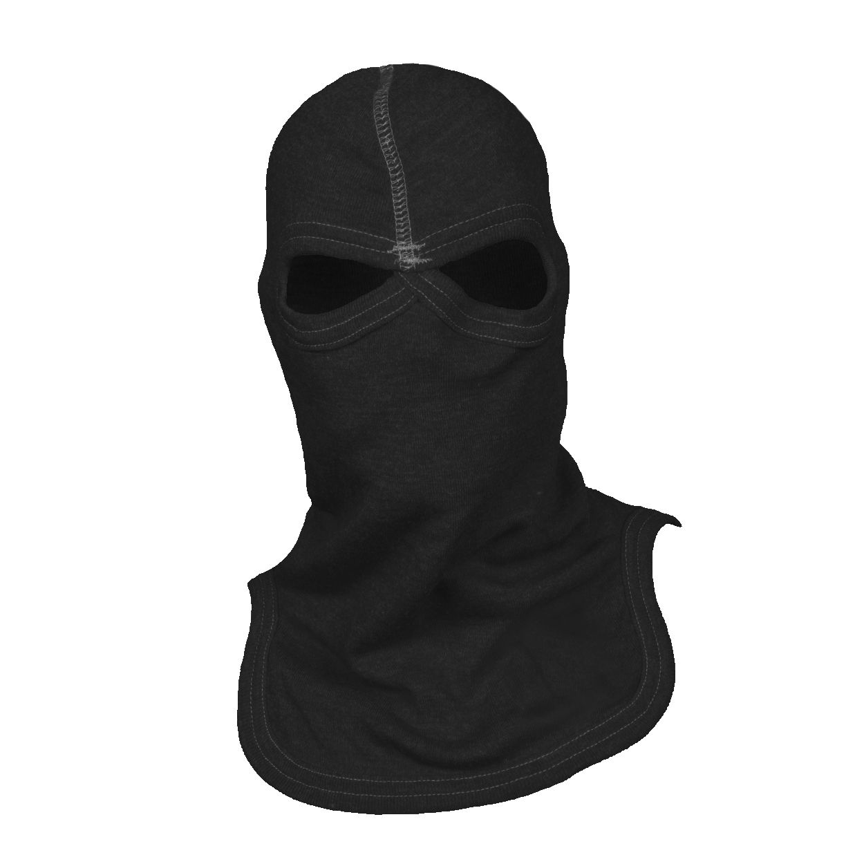 White hood with eye slits