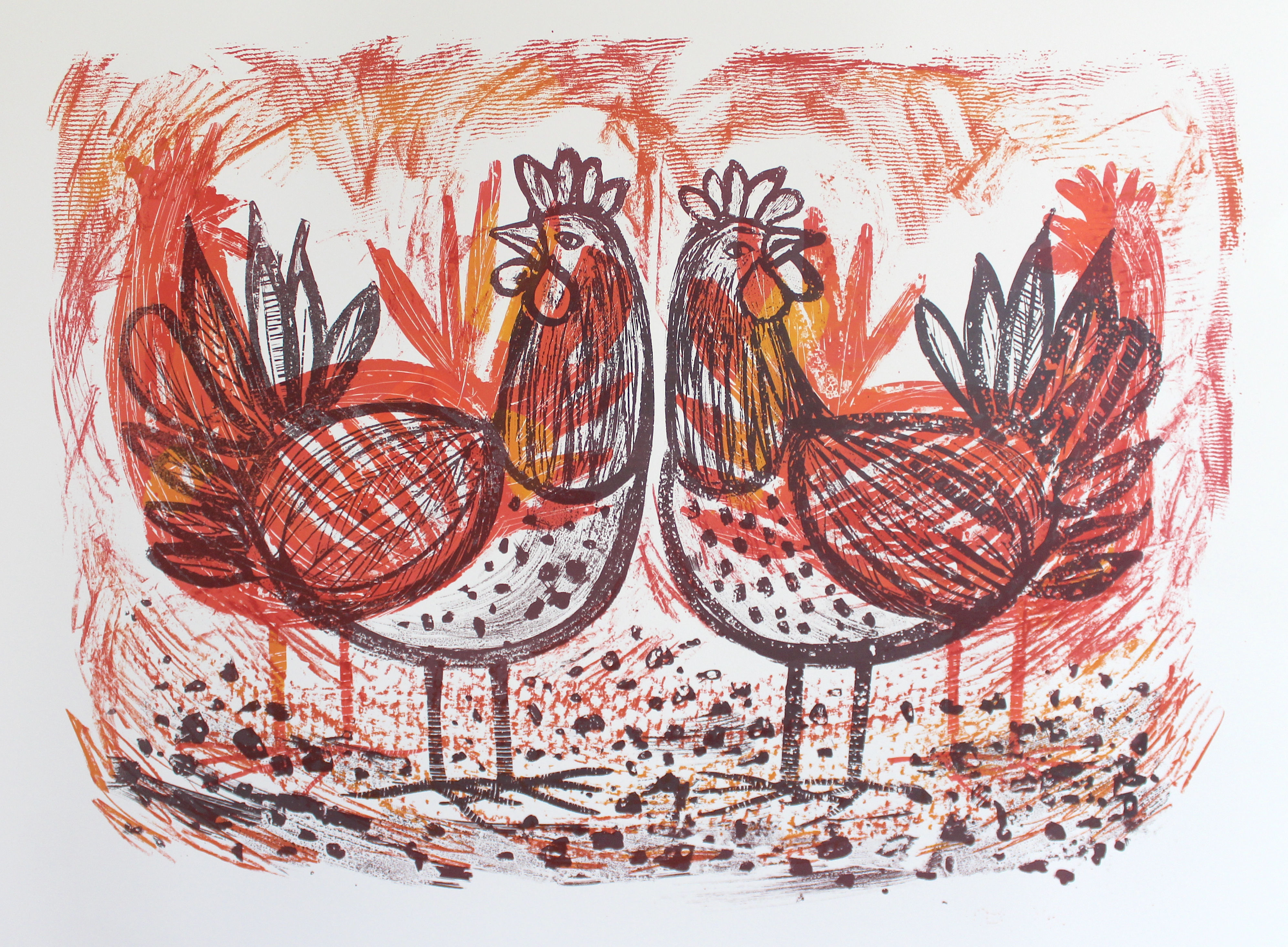 Little Red Roosters